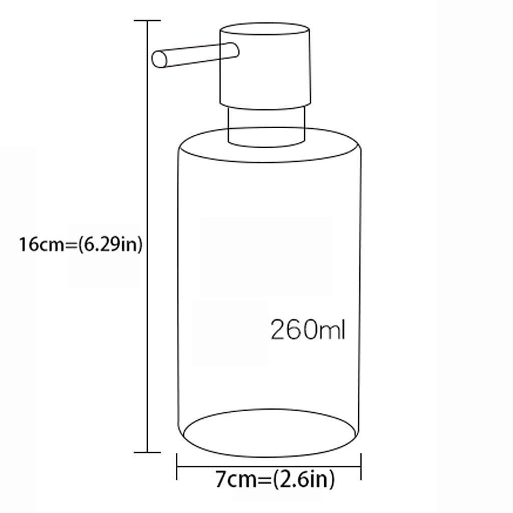 Dozownik mydła w dyni Ceramiczny dozownik mydła do rąk dezynfekcja i butelka z dozownikiem detergent balsam butelka ciśnieniowa 8 oz (260 ml)