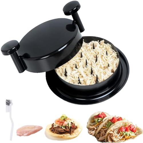 2PCS Chicken Shredder Tool Twister, Chicken Shredder, Meat Shredder with Cleaning Brush, Ergonomic Design, Non-Slip Material, Suitable for Chicken Breast, Beef, Potatoes, Vegetables