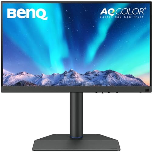 Image of BenQ SW272Q 27-inch 2K 90W USB-C Photographer MacBook /Windows Compatible Monitor, 99% Adobe RGB, 100% sRGB, TUV Anti-Reflection Cert, 1.07 Billion Colors, 16-bit 3D LUT, Wireless Hotkey Puck 2-Pack