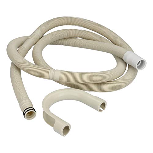 Ablaufschlauch Abpumpschlauch Spülmaschine 2,2m mit Haltebogen und Stutzen Original Bauknecht Whirlpool 481253028737 Indesit C00314840 Endstück