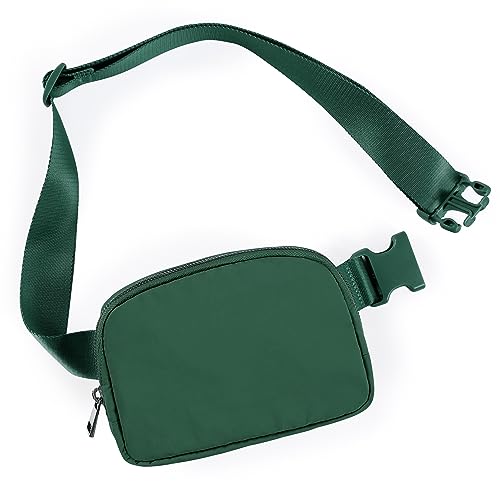 ODODOS Unisex Mini Belt Bag with Adjustable Strap Small Fanny Pack for Workout Running Traveling Hiking Forest