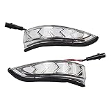 intermitente retrovisor toyota auris Producto y servicio: 2 piezas (izquierda y derecha) espejo retrovisor lateral luz intermitente con lente negro brillante frío, instrucciones de instalación no incluidas. Color de la carcasa transparente.