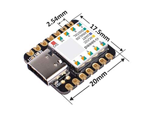Seeed Studio XIAO SAMD21 - Smallest Arduino Microcontroller with Rich Interfaces for Wearable Devices, 100% Arduino IDE Compatible, 3pcs