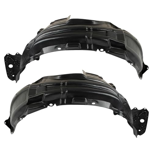 Image of TRQ Front Inner Fender Liner Set Compatible with 2011-2015 Lexus CT200h LX1248113 LX1249113