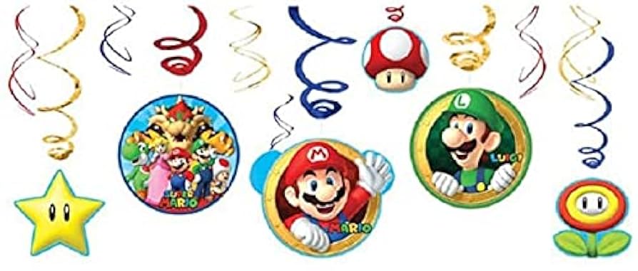 Amazon.co.jp: スーパーマリオ パーティーグッズ 誕生日 飾り