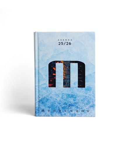 Pigna,Agenda Monocroma A.I.M. Fecha Fija 25/26,12 Meses,320 Páginas,Ideal para Organizar Plazos, Actividades y Tareas Escolares,Ideal para Estudiantes y Profesionales,Azul Claro