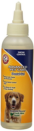 Arm & Hammer for Pets Tartar Control Dental Gel for Dogs |Arm & Hammer Baking Soda Helps Reduce Plaque & Tartar Buildup for Better Dog Dental Health, 4 ounces, Mint Flavor