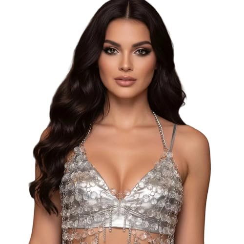 Cadena corporal multicapa para bikinis de playa y festivales 4
