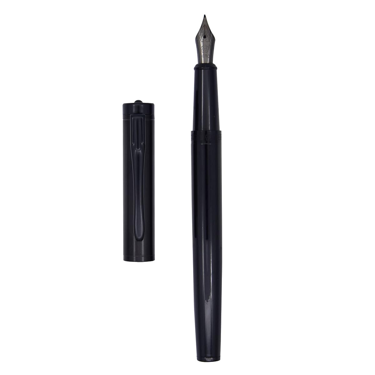 SIPLIV Luxury Calligraphy Pen with Ink Converter, Smooth Writing Calligraphy Pen for Journaling School Office - Black