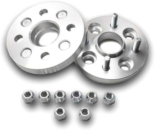 Entretoise de roue forgée PCD 4X100 alésage 54MM M12X1.5 kit de 2 pièces 15mm