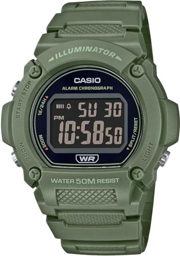[カシオ] CASIO スタンダード デジタル 腕時計 W-219HC-3BV メンズ モスグリーン 海外モデル [並行輸入品]のサムネイル