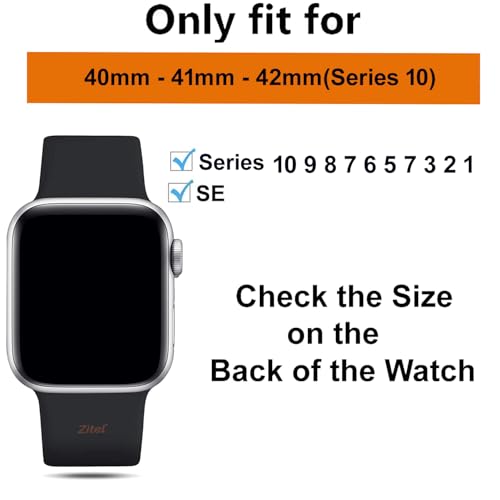 Image of Zitel Bling Rhinestone Metal Band Compatible with Apple Watch Straps for Women Girls Sparkling Shiny Wristbands