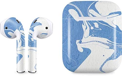 Skinit Decal Audio Skin Compatible with Apple AirPods 2 - Ocean Blue Marble Design