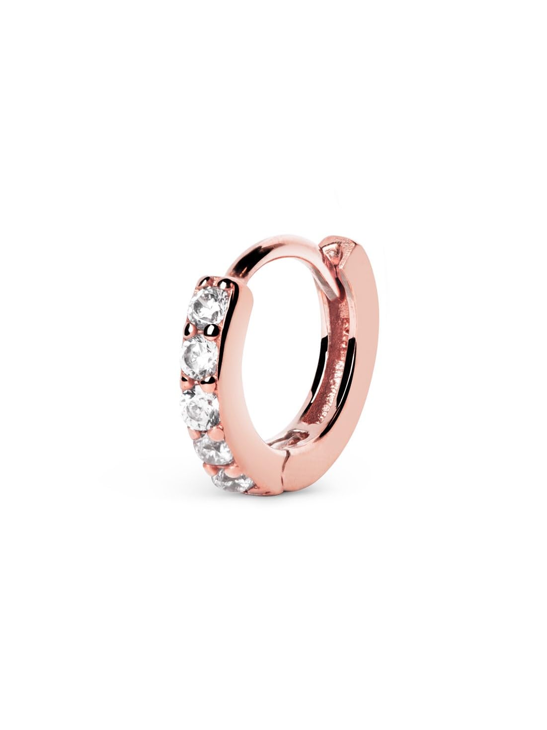 SINGULARU Pendiente Suelto Aro Cleo M - Pendiente en Plata de Ley 925 con Acabado Baño de Oro de 18 Kt. - Cierre Congo - Pendiente Suelto - Joyas para Mujer - Varios Acabados