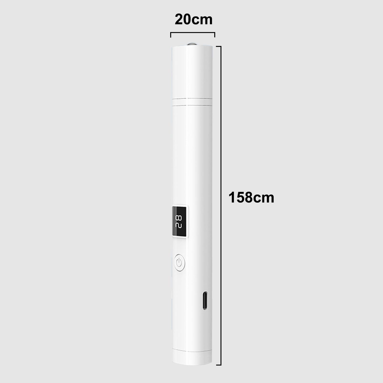 Layhou Nail Art Lamp Base Can Be Used As Cell Phone Holder 180mAH Battery 45S/60S Timing LED Display Head Can Be Retractable and Foldable