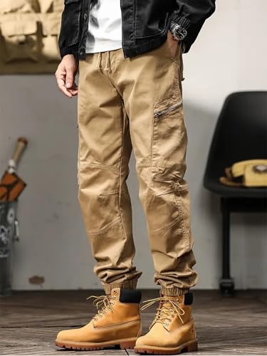 Image of Lymio Cargo for Men || Cotton Cargo Pant || Drawstring Waist Pant (Also Available in Plus Sizes) (89-92)