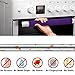 ZAWAGIIK 6Pcs Refrigerator Door Handle Cover Washable Kitchen Appliance Decor Handles Fridge Oven Microwave Dishwasher Antiskid Protector, Keep Off Fingerprints Food Stains (Purple)