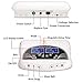 Healcity Ion Ionic Detox Foot Bath Machine Birthday Gift Professional Chi Cleanse Cell Detoxification Foot SPA Negative Hydrogen System for Dual Users with Large Digital LCD 9x4.5cm