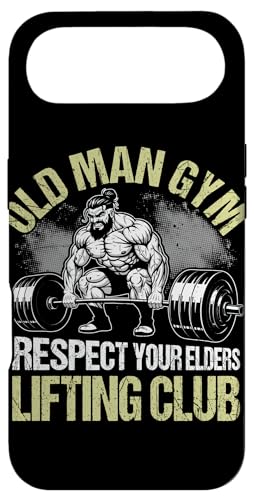 Old Man Gym Respect Your Elders LiftingNu X}zP[X iPhone Air p