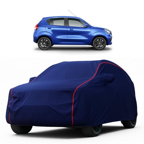 Image of Heavy-Duty Car Cover for Compatible with Maruti Celerio (2012 to 2025 All Models) Deluxe Car Protection Cover - Waterproof & UV-Resistant All-Season Exterior Protection