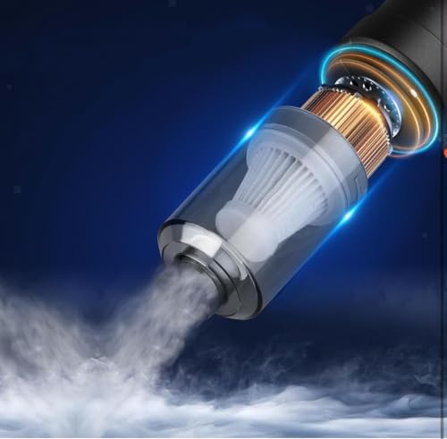 Image of 3-in-1 Cordless Handheld Vacuum Cleaner with Dust Blowing Easy use for car, Home,for pc |Cordless| Chargable (Black)