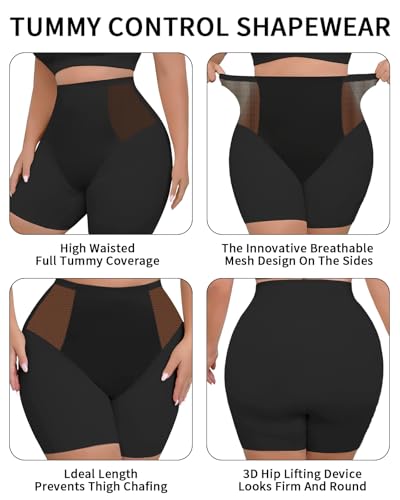 Image of Shapewear Shorts for Women Tummy Control High-Waisted Seamless Underwear Breathable Shaping Shorts