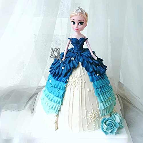 Cedilis 8 Inch Doll Cake Mold, Princess Skirt Cake Pan, Non Stick Wonder Pan, Easy to Clean - Thumbnail 5
