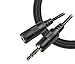 iMBAPrice 12 Feet 3.5 mm Male to Female Stereo Audio Extension Cable for Headphones and Earphones, Smartphones, MP3 Players and More