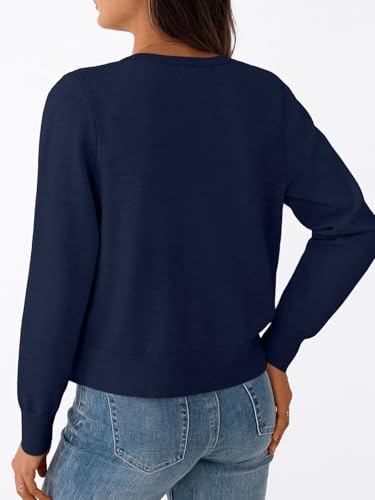 Image of Trendy Queen Lightweight Cardigan Sweaters for Women 2026 | Soft Knit Button-Down, Classic Fit Open-Front Layering Piece for Fall, Winter & Office Wear