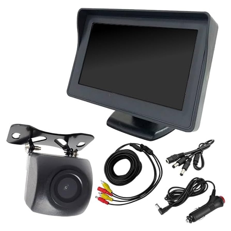 バックカメラ バックモニター 4.3インチLCDモニター HD1080P ケーブ Amazon.co.jp: OBEST 4.3インチLCDモニター バックモニター