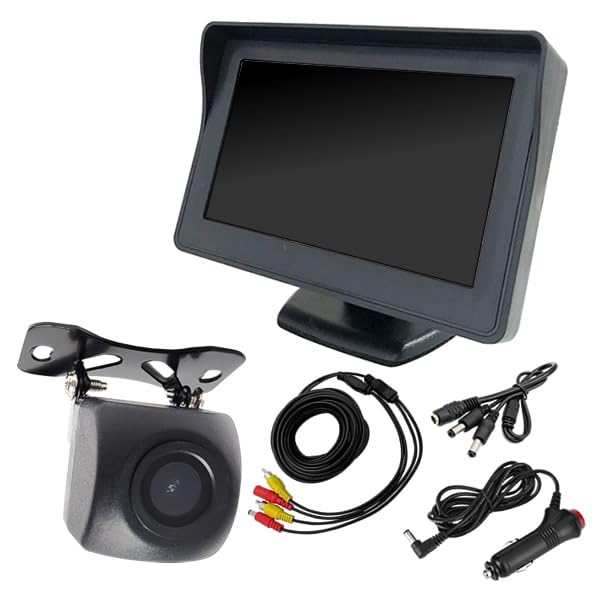 Amazon.co.jp: 4.3インチ モニター バックカメラ セット シガー電源