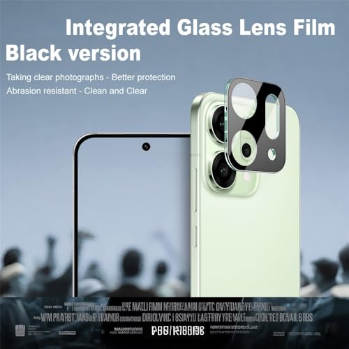 Image of ZARALA Glass Camera Lens Protector For OPPO Reno14 [9H Hardness] [6D Lens Protector ] [Easy Installation] Black