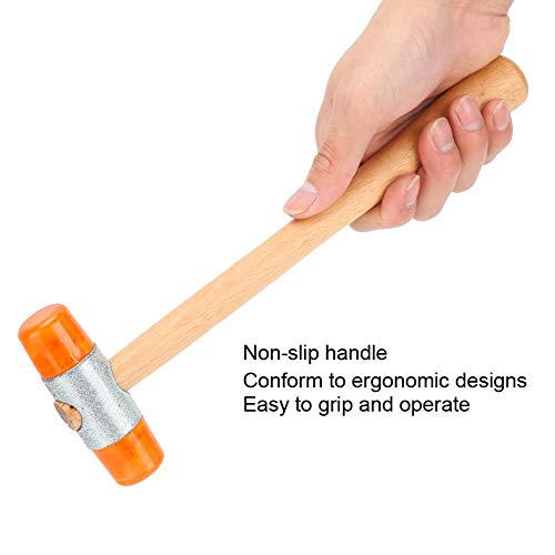 Hammer, Professional Wood Handle Plastic Hammer For Tile Installation Tool Accessory #TOP6