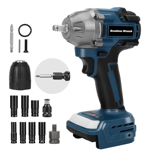 550Nm Akku Schlagschrauber für Bosch Professional 18V System GBA/GBA ProCORE AMPShare 18V Batterie...