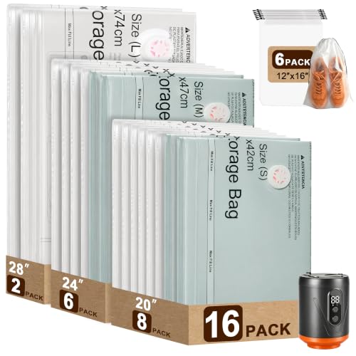 Vacuum-Storage-Bags-for-Travel-with-Rechargeable-Cordless-Pump Vacuum Storage Bags for Travel with Rechargeable Cordless Pump - Image 1