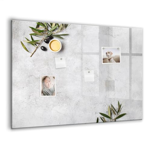 Tableau en verre décoratif pour organiser vos tâches de cuisine ou vos rappels de bureau