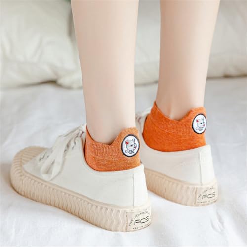 Chewtoyo Meias até o tornozelo para meninas e meninos, mistura de algodão macio, elástico, pacote co