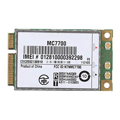 Tonysa PCI-E Network Card 100Mbps 3G/4G LTE Module FDD Embedded Wireless Module, MC7700 Mini PCI Express LTE/4G Card Module for Windows/Linux Cover