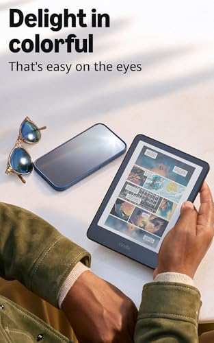 Image of Amazon Kindle Colorsoft 16 GB (newest model) - With color display and adjustable warm light - No Ads - Black + 3 Months of Kindle Unlimited (with auto-renewal)