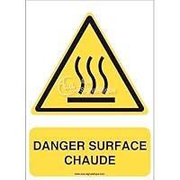 Attention Sign - AI - 150 X 210 Mm, Aluminium Dibond 3 Mm