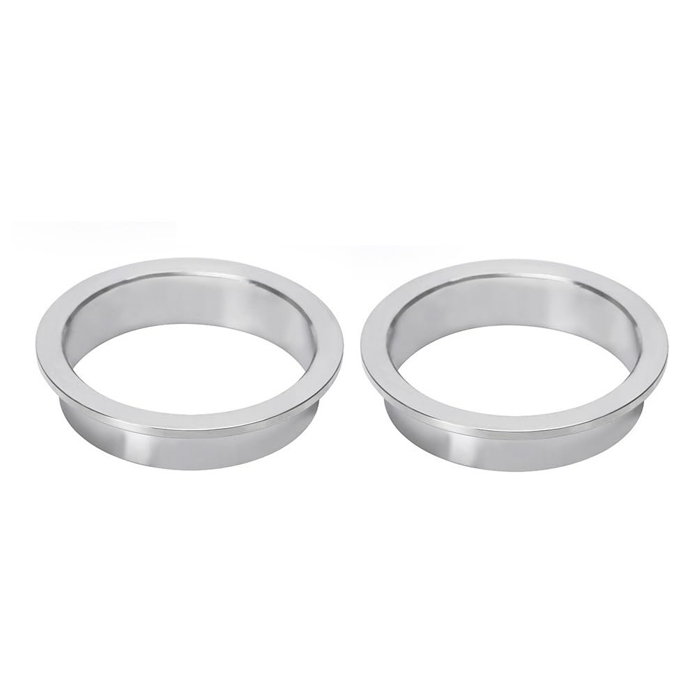Cintas de acero inoxidable en forma de V Kit de abrazaderas de banda en V y bridas planas de acero inoxidable en varios tamaños(89mm 3.5inch)