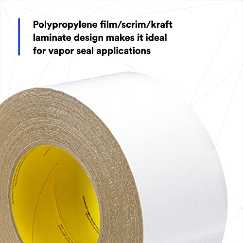 Image of Venture Tape 3M Metal Building Facing Tape 1531CW, White, 72 mm x 45.7 m, 16 per case
