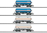  MINITRIX 4-TLG. Wagen-Set Druckgas-Kesselwagen DB  MHI  Spur N #15538