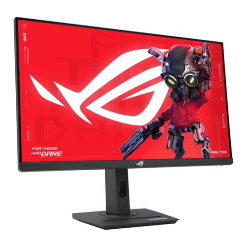 ASUS ROG Strix XG27UCS 27 Zoll Gaming Monitor (4K UHD 3840x2160, 160Hz, 1ms GTG, Fast IPS, ELMB Sync, USB-C, G-Sync kompatibel, HDR, DisplayWidget, Stativanschluss)