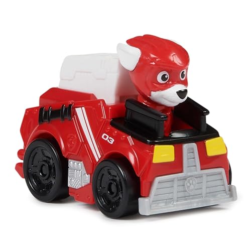 Paw Patrol Pawket Racers|Mighty Mini Squad Racer Marshall Toys|Best Birthday&Return Gift for 3+|Pocket Sized Racer|Themed Racer|Rockey Pupracer|Pup Squad Racer|Role Play Toy|Made in India,Multicolor