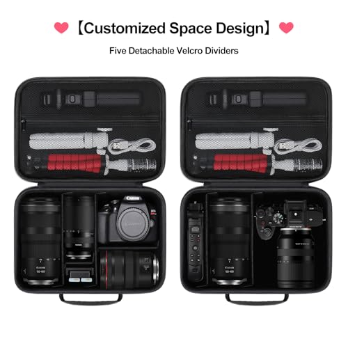 Image of Elonbo Case for Canon T7 / R100 / KODAK AZ528 / Sony ZV-E10 / Alpha 6700 / A6400