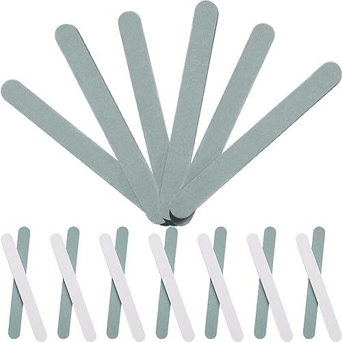 NULYLU 20個 爪磨きストリップ nail file ネイルファイル ネイルバッファー 両面爪やすり 爪緩衝ブロック 爪バッファリングファイル グリットネイルストリップ サンドペーパー