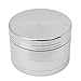 LIHAO 2" Grinder 4 Piezas Grinder Metálico con Rascador Polen para Hierbas y Especias (5cm, Plata)