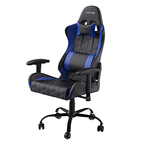 GXT 708B Resto Sedia Gaming, Sedia 360° con Cuscini Rimovibili, Regolabile in Altezza, Sedia Girevole da Scrivania per PC, Ufficio, per Gioco – Blu - Sedia gaming - Immagine 7