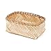 Cesta de almacenaje. Material bambú. Color Natural. Dimensiones: 23 x 15 x 10 cm. RAN6435_S
